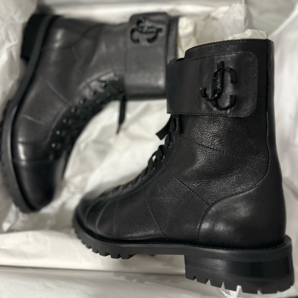 ‼️SOLD‼️ Women’s Jimmy Choo Ceirus Lace-up Combat Boots